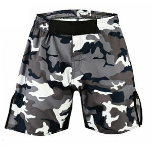 กางเกง MMA แบบซับลิเมชั่นสั่งทำพิเศษ สำหรับผู้ชาย ฝึกซ้อมต่อสู้ ยิวยิตสู ชกมวย คิกบ็อกซิ่ง ชุดกีฬาในยิม ระบายอากาศ ยืดหยุ่น ซักแล้ว - Product Image 3