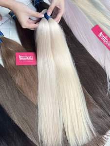 Cabello humano a granel de alta calidad, suave, suave, sin enredos, cabello humano virgen 100%, precio al por mayor, cabello de todos los colores - Product Image 3