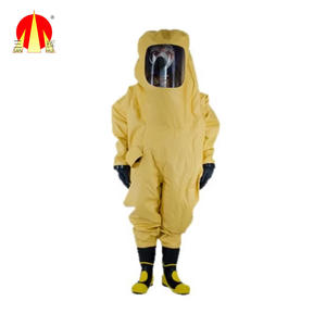 Combinaison chimique étanche au gaz Visière anti-buée ignifuge Certifiée <span class=keywords><strong>ATEX</strong></span> Durée de vie de 10 ans - Product Image 4