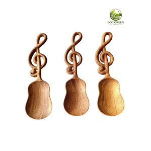 ชุดช้อนไม้ขัดเงา ECO GREEN น้ำหนักเบา ดีไซน์แปลกใหม่ ด้ามยาว ช้อนชาสุดสร้างสรรค์ ของขวัญ - Product Image 6