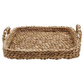 Nouveauté : Plateau de service en rotin et jute fait main, écologique, avec poignée, compatible lave-vaisselle et micro-ondes, finition polie, pour restaurant - Product Image 3