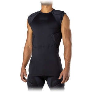 <b>Mens</b> Breathable Comfort <b>padded</b> <b>shirt</b> Compression Chest Protection Athletic Sports Training Wear Wholesale - Product Image 1