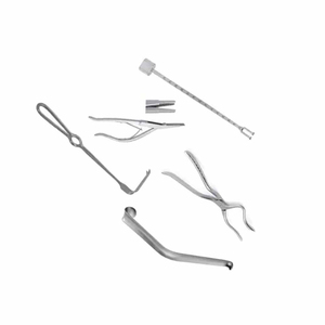 Ortopedi 1.4mm ketebalan Maxillofacial instrumen operasi Mini lurus jembatan pengunci pelat tengkorak - Product Image 4