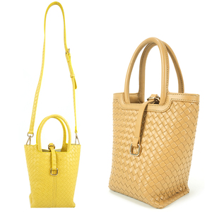 GORFIA Borsa a mano in pelle intrecciata da donna, Borsa a secchiello intrecciata, Grande capacità, Borsa tote con manico superiore, Borse da spiaggia estive, Borsa a tracolla alla moda - Product Image 3