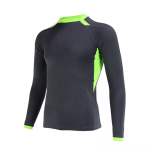 2025 mejor estilo Rash Guard secado rápido hombres Rash Guard entrenamiento culturismo ropa elástica Oem personalizado Rash Guard - Product Image 1