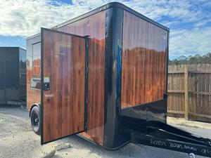 Livraison gratuite Remorque alimentaire mobile de 10 pieds pour tacos et burritos Entièrement équipée Cuisine de rue mexicaine pour la restauration et la création d'entreprise - Product Image 2