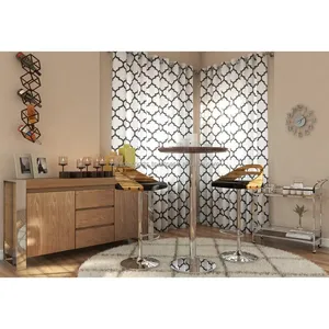 Bougeoir en pot d'argile en terre cuite Bougeoirs à cadre triangulaire fabriqués par Zahid Exports - Product Image 3