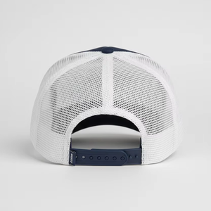 Stylish <b>Navy</b> Mesh Cap with Anchor Embroidery | Adjustable Fit Trucker <b>Hat</b> | Perfect for Beach & Casual Wear - Product Image 1