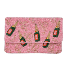 Sacs à main brodés à la main de perles de rocaille au design personnalisé de style classique avec impression numérique de motifs de couleurs mélangées pour la promotion - Product Image 1