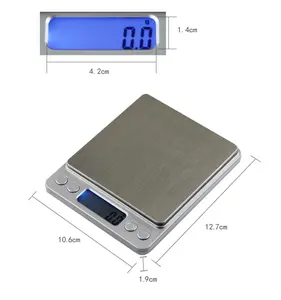 Portable Mini Metal Electronic Digital <b>Kitchen</b> & Jewelry <b>Scale</b> with Precision Gram Measurement Non-Stick & Easy Clean - Product Image 6