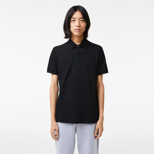 Patrón sólido para hombre tejido de longitud corta para Polos con técnicas bordadas y patrón sólido que absorbe la humedad - Product Image 1