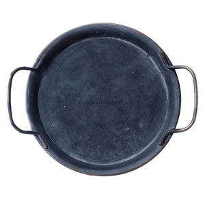 Élégant plateau de service ovale en or avec motif floral complexe et bords décoratifs, parfait pour un service et une décoration élégants - Product Image 6