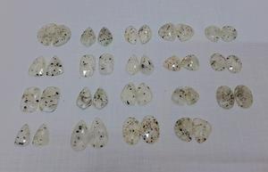 Increíble par de piedras preciosas de cuarzo de puntos, fabricación de piedras preciosas sueltas para joyería, joyería hecha a mano, piedras preciosas de cuarzo de puntos - Product Image 4