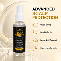 Spray Protecteur de Cuir Chevelu Personnalisé OEM, Formule Apaisante Végétale, Couche Protectrice Invisible pour Système Capillaire