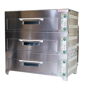 Itop — four industriel pour Pizza, appareil de cuisson à 3 pont, gaz, température chaude - Product Image 3