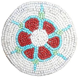 Hot Selling Customized Size seed Beaded <b>Coaster</b> Round Sublimation <b>Cork</b> <b>Coasters</b> for Drinks Colorful <b>Coaster</b> in various design - Product Image 5