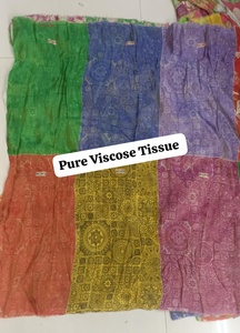 Tela de viscosa pura de primera calidad con brillo metálico de lujo, material suave para sarees de diseñador, conjuntos de boutique y lehengas de boda. - Product Image 6
