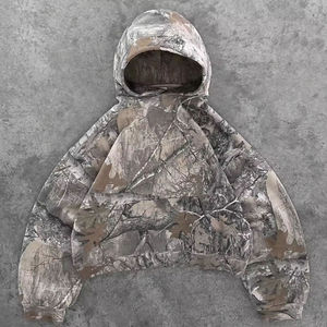 เสื้อฮู้ดลายพรางผ้าฝ้าย100% วินเทจใส่สบายมีฮู้ดลายต้นไม้ออกแบบได้เองพิมพ์ลายต้นไม้ใหญ่พิเศษขนาด XXS เหมาะสำหรับผู้ชาย6XL สไตล์ฤดูใบไม้ร่วง - Product Image 1