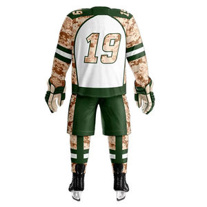 Maillot de hockey sur glace imprimé par sublimation d'Ealer Sport maillot d'équipe de hockey sur glace bon marché uniforme de qualité supérieure - Product Image 6