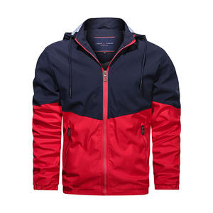 2025 extérieur coupe-vent veste pour hommes personnalisé fermeture éclair en Nylon Anorak à capuche vent hommes coupe-vent veste - Product Image 2