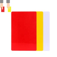 Kit d'arbitre de tennis de table Konford personnalisé pour tournois, avec règle en plastique, règle de tirage au sort, règle de bordure, carte blanche, jaune et rouge, logo OEM