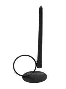 Manufacturer and Exporter Vintage Candle Holder 2026 <b>Black</b> Metal Candle Stand for Home Decorative Simple Style - Product Image 3