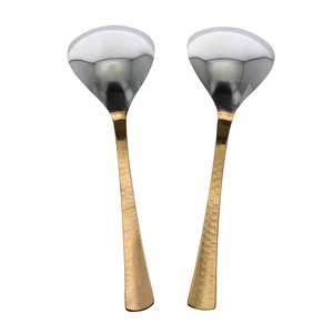 ช้อนชาเหล็กทองแดงแท้ทำด้วยมือช้อนสำหรับโรงแรมและของใช้ในครัวเรือนดีไซน์แบบใช้ค้อนทุบ - Product Image 5