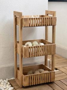 Wooden <b>storage</b> baskit - Product Image 2