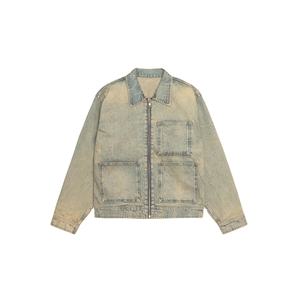 La mejor calidad, gran oferta, chaqueta de trabajo de lavado resistente de lona para hombre, venta al por mayor, tendencia de moda, fábrica de ropa de algodón - Product Image 1