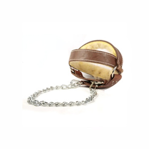 Unisex Cowhide Leather Head Harness for Gym Powerlifting Bodybuilding and Weight Lifting Customizable Logo <b>Neck</b> Harness - Product Image 1