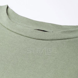 Camiseta Corta de Primera Calidad, Ecológica y Ligera, de Color Sólido, Tejido de Felpa, Tallas y Colores Personalizables - Product Image 6