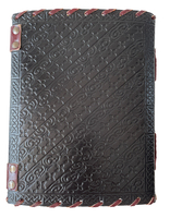 Sept Chakra pierre médiévale en relief à la main en cuir véritable Journal livre des ombres carnet de notes journal de bureau collège livre de poésie