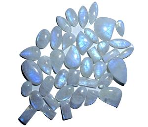 Piedra preciosa natural, piedra lunar, cabujón de piedras preciosas sueltas, piedra preciosa semipreciosa para la fabricación de joyas - Product Image 5