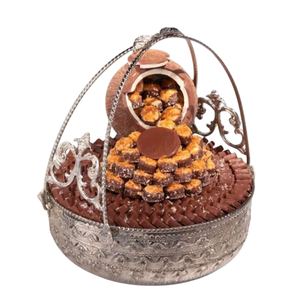 Cuenco creativo de metal para servir chocolate, cuenco dulce para servir con asa, cuenco de chocolate, regalo perfecto para cualquier evento - Product Image 3