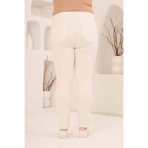 Plus Size Off-White <strong>Jeans</strong> - Product Image 4
