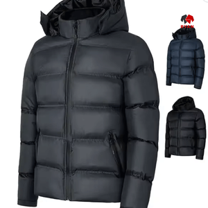 Chaqueta Acolchada Informal para Hombre con Capucha y Cierre de Cremallera Ryan Pro Gear, Impermeable y Antibacteriana - Product Image 3