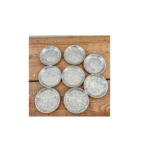 Dessous de verre en pierre en aluminium fait à la main tasse à café sous-verres en verre sous-verres écologiques à usage fait main à bas prix - Product Image 5