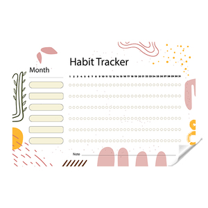 ตัวจัดระเบียบสมุดวางแผนรายเดือนแบบโพลีสไตรีนที่ทนทานที่จับแก้วไม้กระจกแบบคงที่ขนาด13นิ้วใช้ซ้ำได้ - Product Image 1