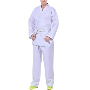 Vêtement de judo unisexe en gros, uniforme de judo 100% coton, arts martiaux, couleur blanche, hommes femmes, fabriqué au Pakistan - Product Image 1