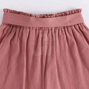 Women's Summer Cotton Blend <b>Shorts</b> <b>Flowy</b> Cut and Relaxed Style Breathable Design Wholesale Price - Product Image 6