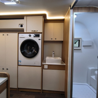 Mini-caravane de luxe extensible - Caravane légère haut de gamme avec équipements de luxe pour le camping et les voyages routiers