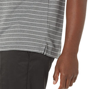 100% hombres de algodón para Polo último diseño con Color sólido Turn Down Collar lona transpirable para adultos - Product Image 6