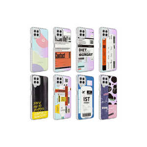 Coque Premium pour Samsung Galaxy A22 4G Série TCMK Elegans avec coins antichoc Airbag, en silicone à motifs et coque rigide en PC - Product Image 3