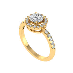 Bis hallmarked 925บริสุทธิ์แหวนเพชรสวิสสีเงินสเตอร์ลิงประดับเพชรสวิสชุบทองโรสโกลด์และ2.3gm โรเดียม - Product Image 2