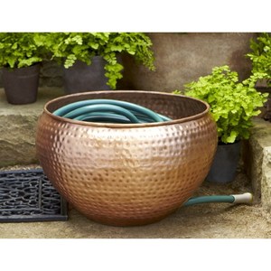 Meilleure vente Pot de tuyau d'arrosage en laiton enduit de poudre de couleur noire écologique conception merveilleuse de tuyau en métal de forme faite à la main maison - Product Image 4