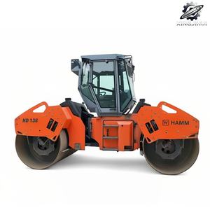 Rodillo Compactador Usado HAMM HD138, 14 Toneladas de Peso Operativo, Compactador Vibratorio de Doble Tambor, Marca Alemana Original, Compactador de Tamaño Mediano - Product Image 1