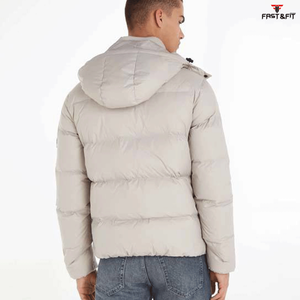 Chaqueta de Invierno Impermeable para Hombre, con Cuello Alto, de Lona de Alta Calidad, Precio al por Mayor, Hecha en Pakistán - Product Image 4