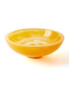 Bol décoratif artisanal naturel en résine orange – Décoration de luxe pour la maison, accent de table, centre de table pour fruits, idéal pour les fêtes - Product Image 3
