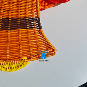 Adorno festivo de campana de ratán con lazo Decoración de árbol de Navidad Adorno de campana de mimbre hecho a mano Decoración colgante de vacaciones - Product Image 6