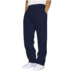 Pantalones Deportivos Holgados para Hombre, Pantalones Deportivos con Bolsillos, Parte Inferior Abierta con Cordón, Pantalones y Pantalones de Chándal para Hombre - Product Image 4